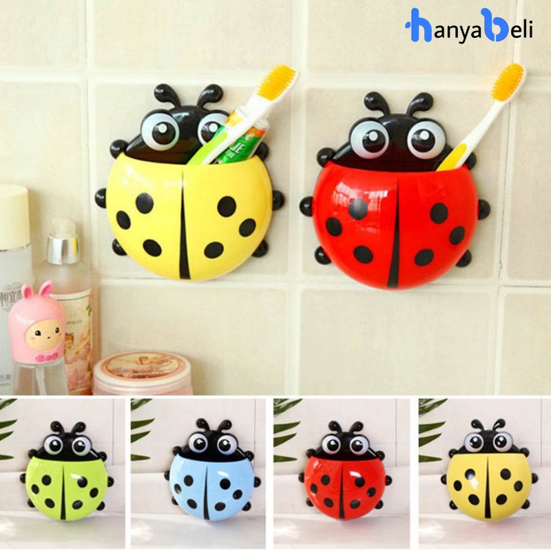 Tempat Sikat Gigi Dan Odol Motif Kumbang Toothbrush Holder Serbaguna