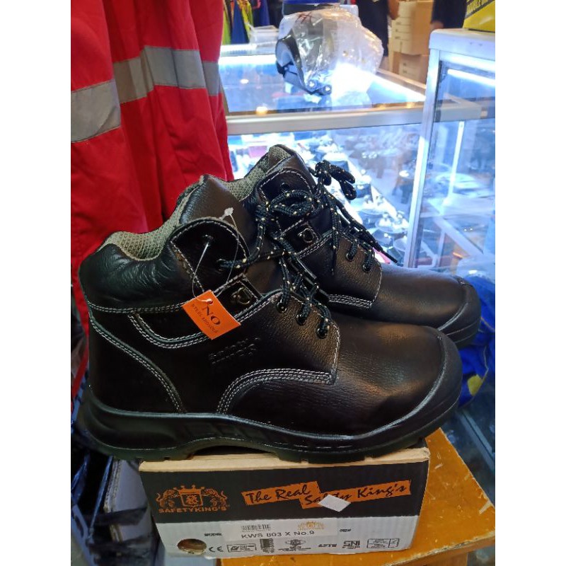 SEPATU SAFETY MERK KINGS KWS 803 X ORIGINAL KULIT ASLI.