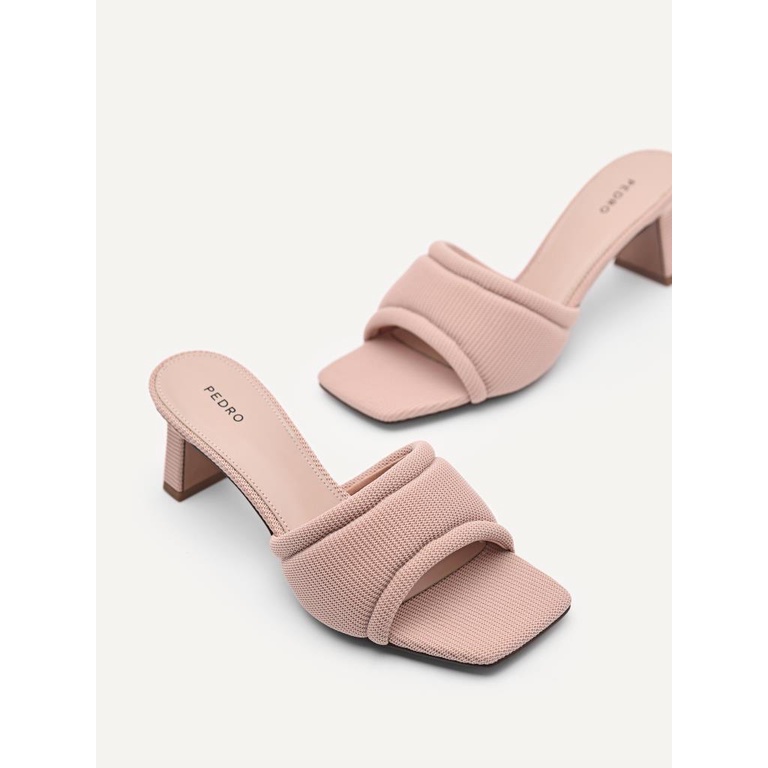 SANDAL HEEL PEDRO HEELS WANITA ORIGINAL BRANDED TERBARU PINK PW061