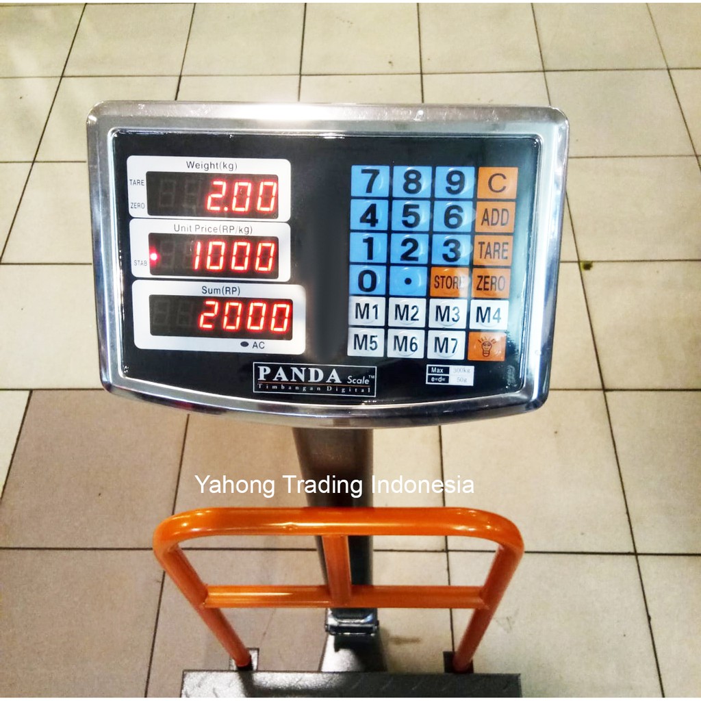 Timbangan Digital 300kg Timbangan Barang Paket Sembako PANDA SCALE