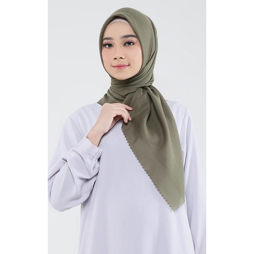 Jilbab Segiempat Voal Paris Premium Lasercut