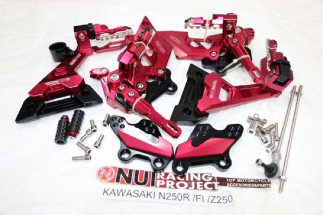 FOOTSTEP UNDERBONE NUI NINJA250 Fi Z250 model BIKERS UB NUI N250 DEPAN BELAKANG