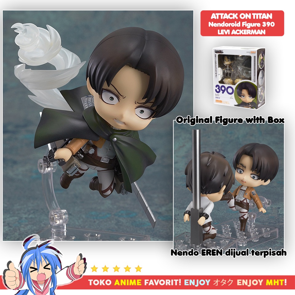 Original Attack On Titan AOT Nendoroid 390 - Levi Ackerman