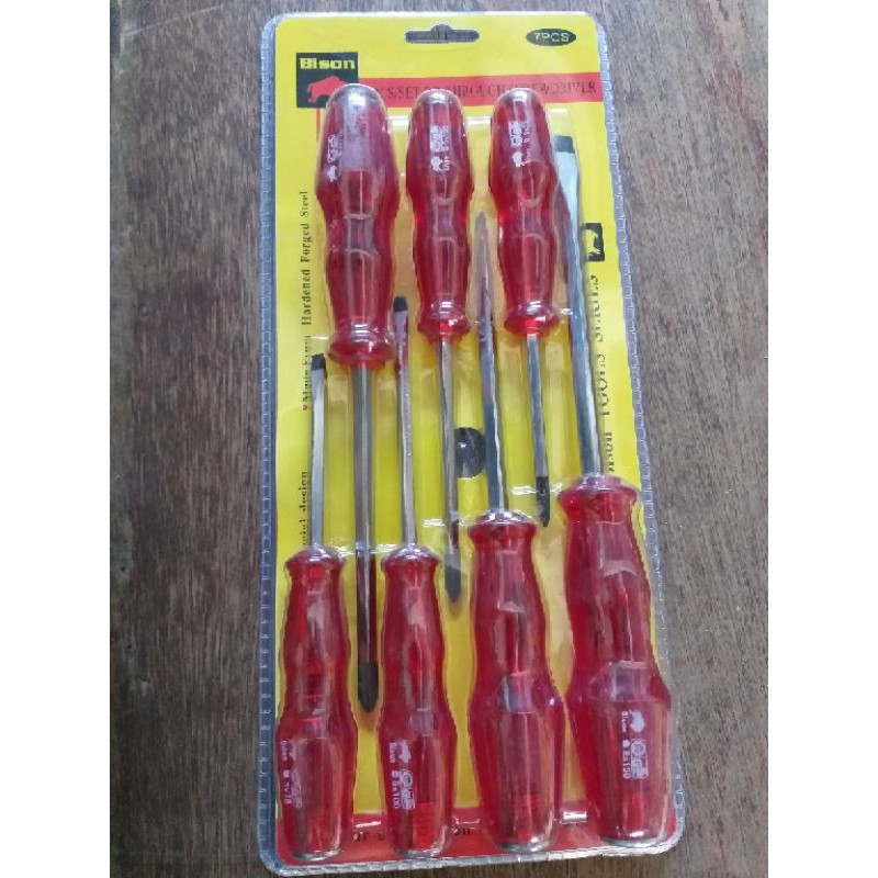 Obeng Ketok / Tembus Bison 7pcs