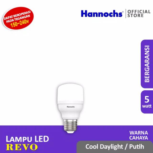 Lampu Led Hannochs Revo 5 watt / 5W