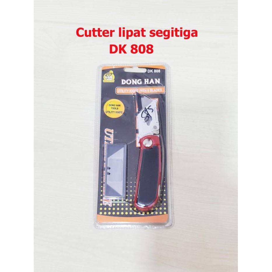 

baru Cutter Segitiga Dong Han DK 808 - cutter lipat