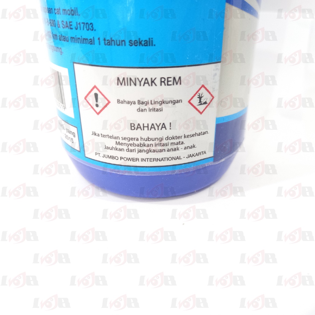 Oli Minyak Rem Jumbo DOT 3 300ML Cairan Minyak Rem Brake Fluid Netral Merah Cakram Motor