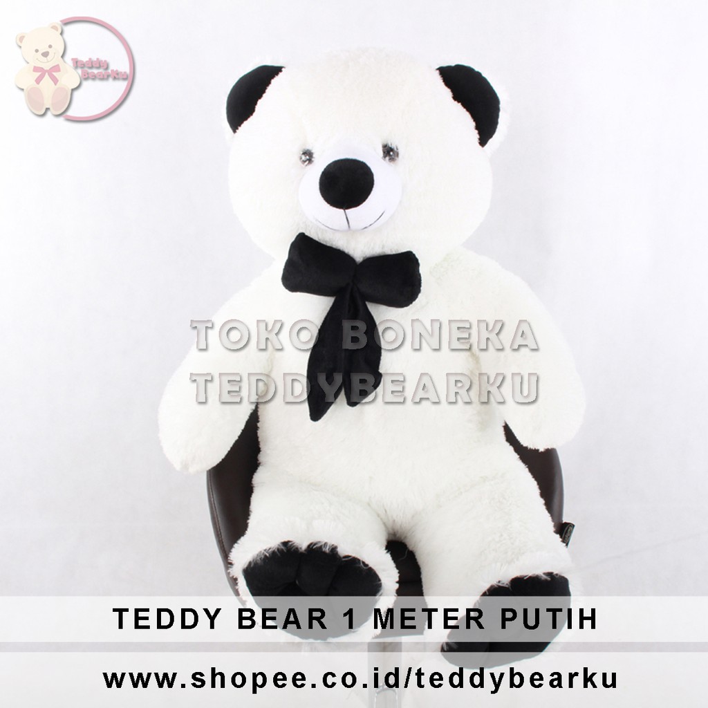 BONEKA TEDDY BEAR JUMBO UKURAN 1 METER KHAS BANDUNG