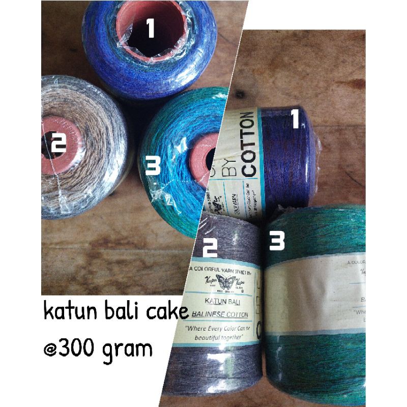 benang rajut katun bali united sembur / cake yarn