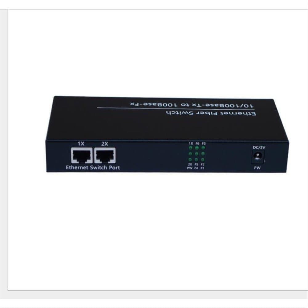 Modul Media Converter 100mbps Switch 6 port SC + 2 port LAN RJ45