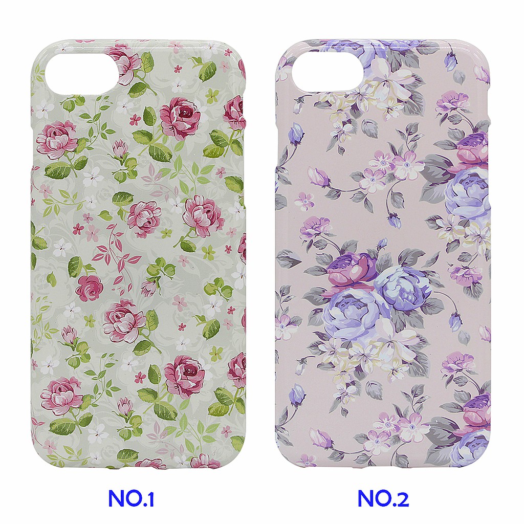 Soft Case Fancy Iphone 7 Aru Original Motif Bunga