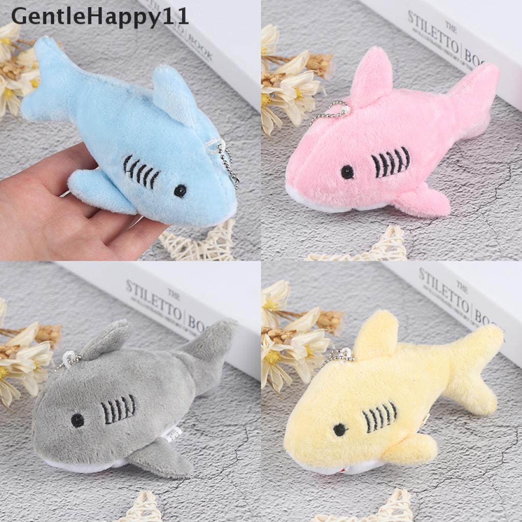 Gentlehappy Mainan Boneka stuffed plush Hiu mini 12CM Dengan Gantungan Kunci