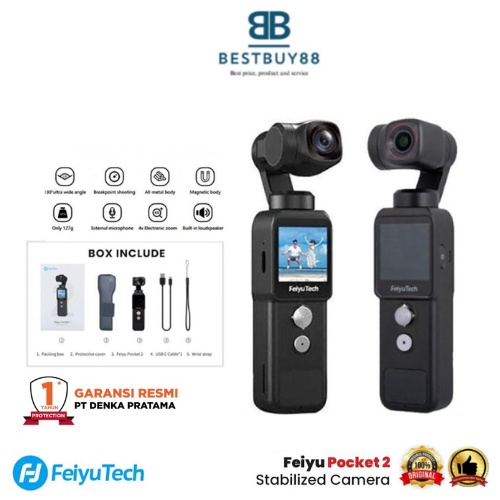 Feiyu Pocket 2 New 4K Video Handheld Stabilizer Action Camera