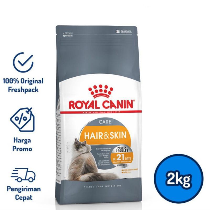 Royal Canin Hair and Skin Care Kucing Dewasa 2kg