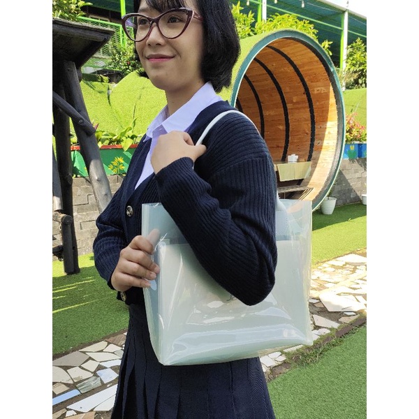 Totebag mika pvc Jelly Dini