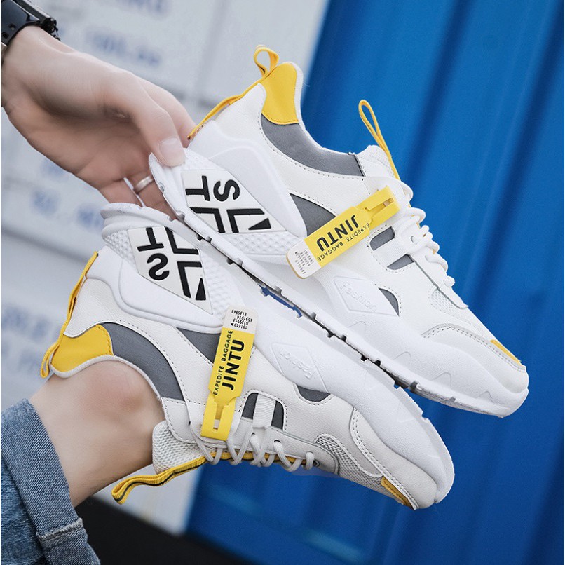 TBIG [COD] Sepatu Sneakers Pria JINTU ST Import Fashion Sepatu Import Sekolah Kuliah Murah