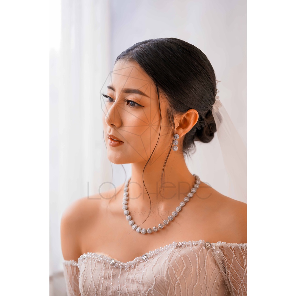 La Cherie Jewellery Roxanne Wedding Necklace Set