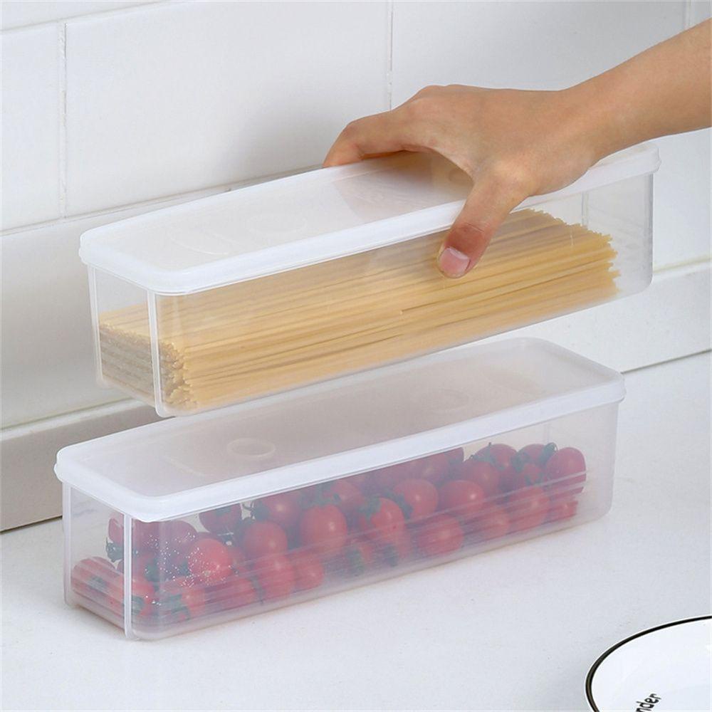 Kotak Penyimpanan Mie Nanas Kapasitas Tinggi Jual Panas Wadah Dapur Food Canister Spaghetti Crisper Grain Cutlery Food Preservation Box