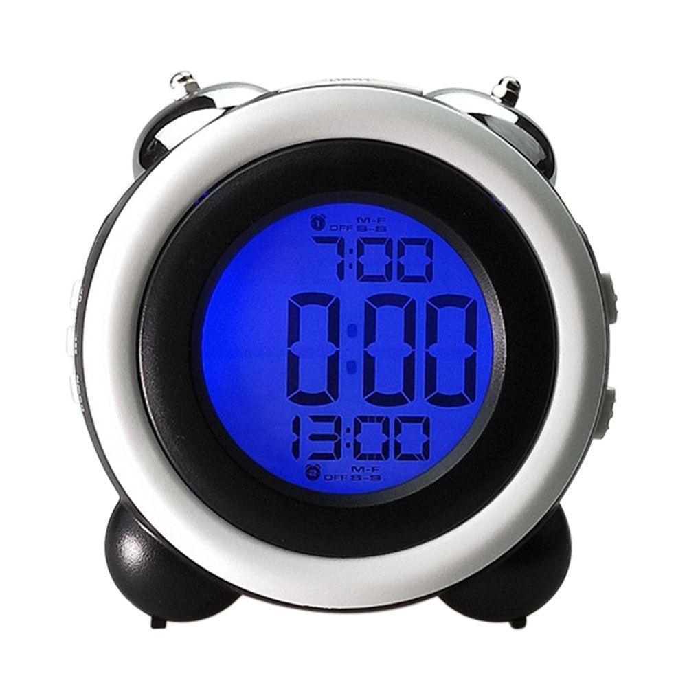 Preva Jam Elektronik Termometer Jam Weker LED Alarm Clock