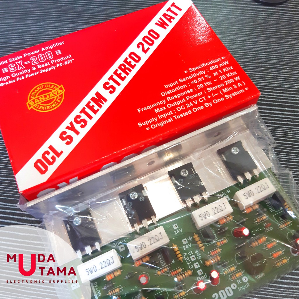 Ampli Kit Amplifier Kit Stereo 200 Watt 200 w - SX-200 SX200