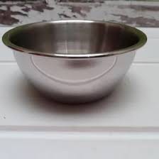 Mangkok stainless tebal 14cm / nasi tim / kobokan / kuah stenlis rosh tebal