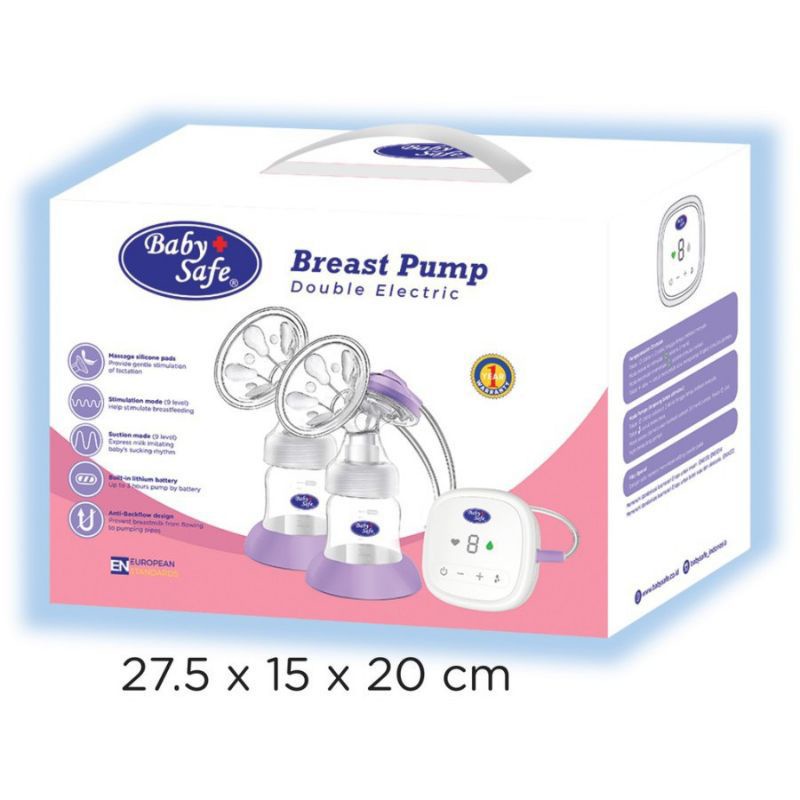 BABY SAFE BREASTPUMP DOUBLE ELKBPE02