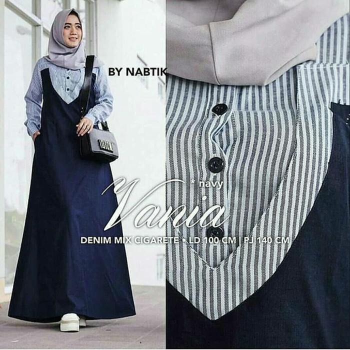 ORIGINAL Vania Maxi Dress Gamis Gaun (3 varian) BERKUALITAS