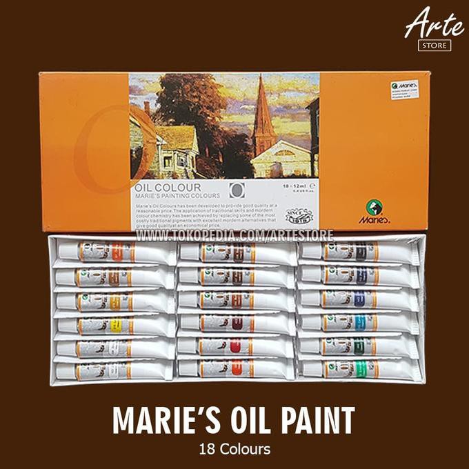 

New! Cat Minyak Maries 18 Warna Termurah