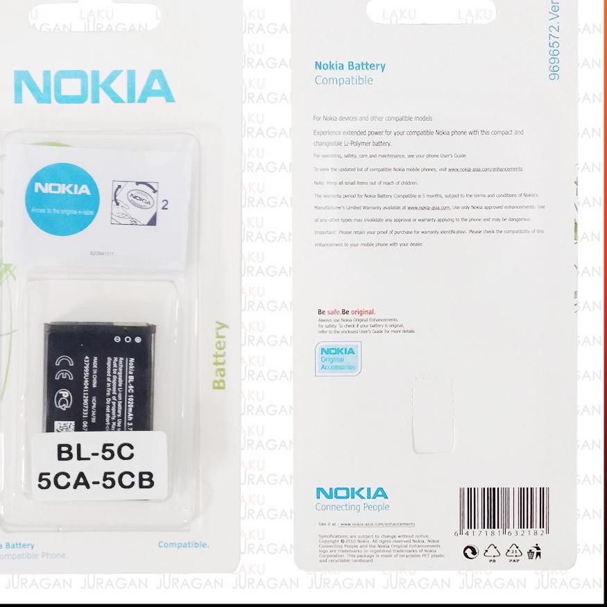 FLASH SALE Baterai Batre Nokia N100 N101 N103 N105 BL-5CB BL5CB Original Batrai HP