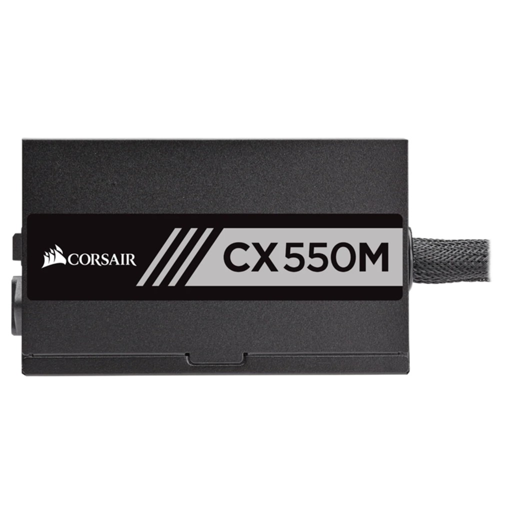 CORSAIR CX550M 550W 80+ BRONZE MODULAR PSU POWER SUPPLY GARANSI 5 THN