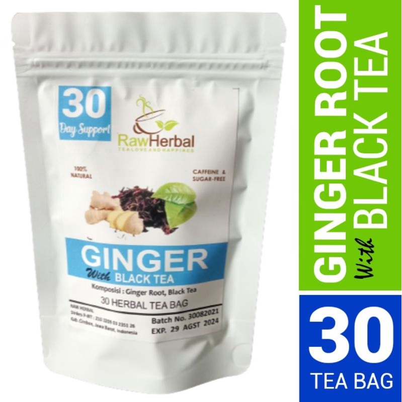 Ginger Root With Black Tea : Jahe &amp; Teh Hitam - 30 Tea Bag