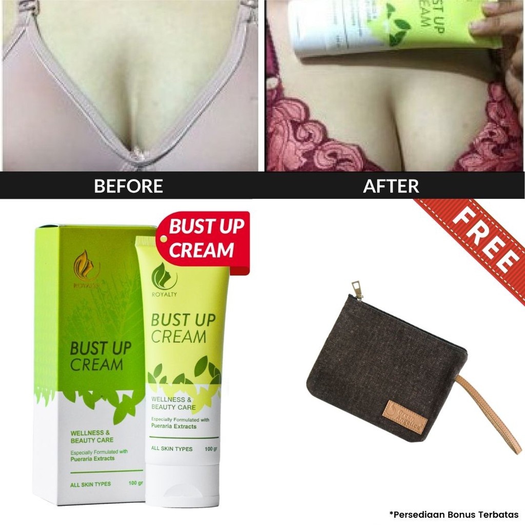 Krim Pembesar Payudara Remaja Pengencang Payudara Kendur Terbukti Mujarab BUST UP Royalty BPOM
