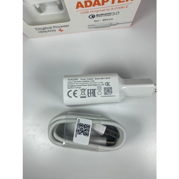 CHARGER XIAOMI 2.5A 9V 18W QUICK CHARGER 3.0 ORIGINAL 100% FAST CHARGING MDY-08-EI