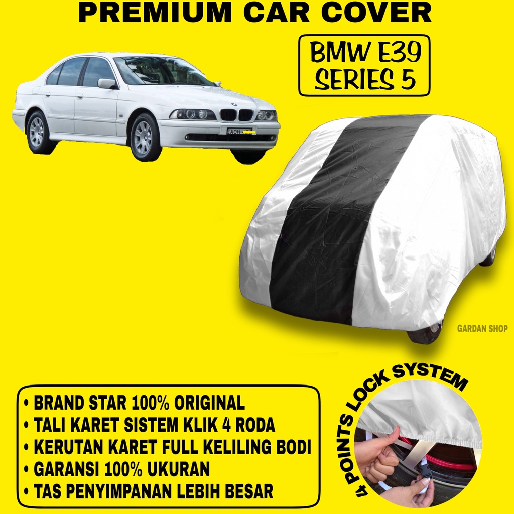 Body Cover BMW E39 SERIES 5 SILVER HITAM Penutup Bodi Mobil Bmw E39 Series 5 Waterproof PREMIUM