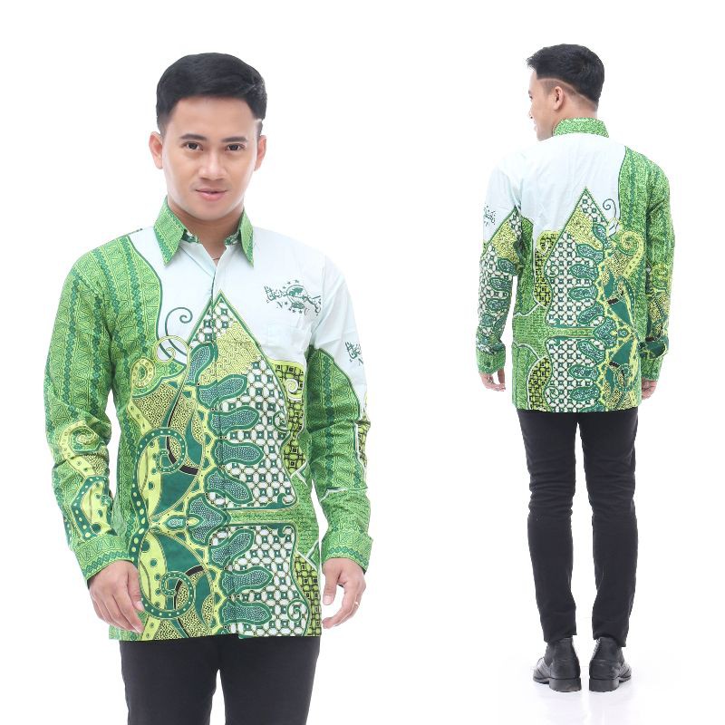 Kemeja Batik NU Wayangan - Gunungan Nahdlatul Ulama