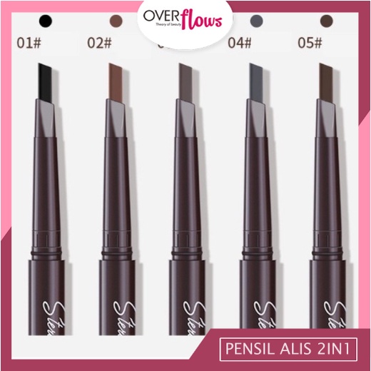 OVERFLOWS.ID MYONLY PENSIL ALIS 2IN1 DENGAN SIKAT BRUSH EYEBROW PENCIL