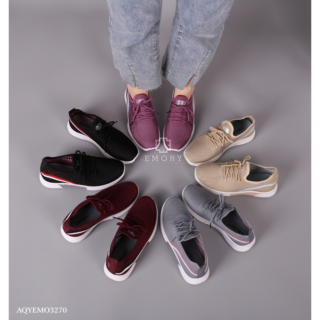 ( CEK STOCK ) E M O R Y Flexknit Sneakers ( bdg ) SVC Series AQYEMO3270