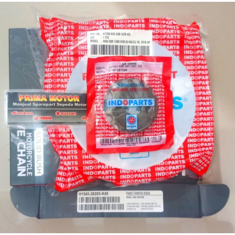 GEAR SET CBR 150 R LED INDOPART GIR SET CB150R 2021 LUBANG 6 INDOPARTS