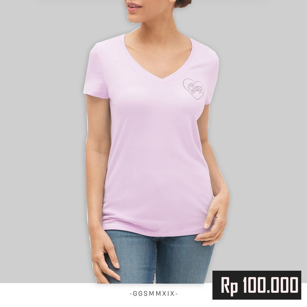GAP Tshirt Women Original Brand | Kaos Wanita GAP Original Baru  |  Kaos GAP Ekspor Original Terbaru