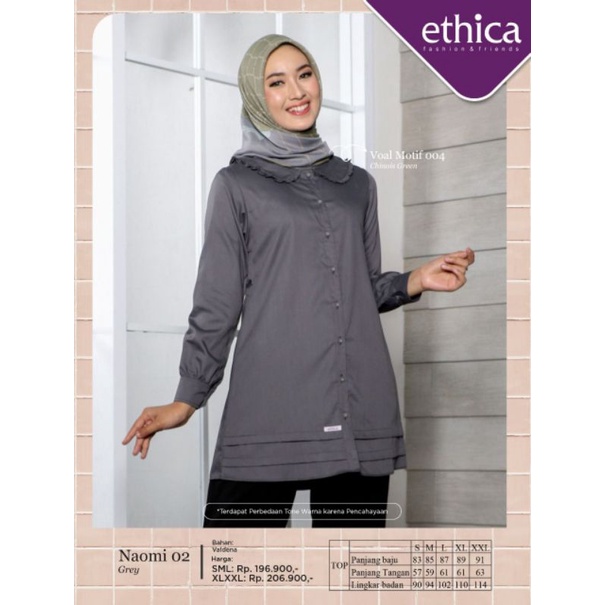 ATASAN ETHICA NAOMI 02 BLUE NAOMI 02 BLACK NAOMI 02 GREY NAOMI 002