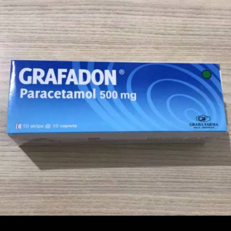 Grafadon paracetamol tablet 1 box isi 100 tablet