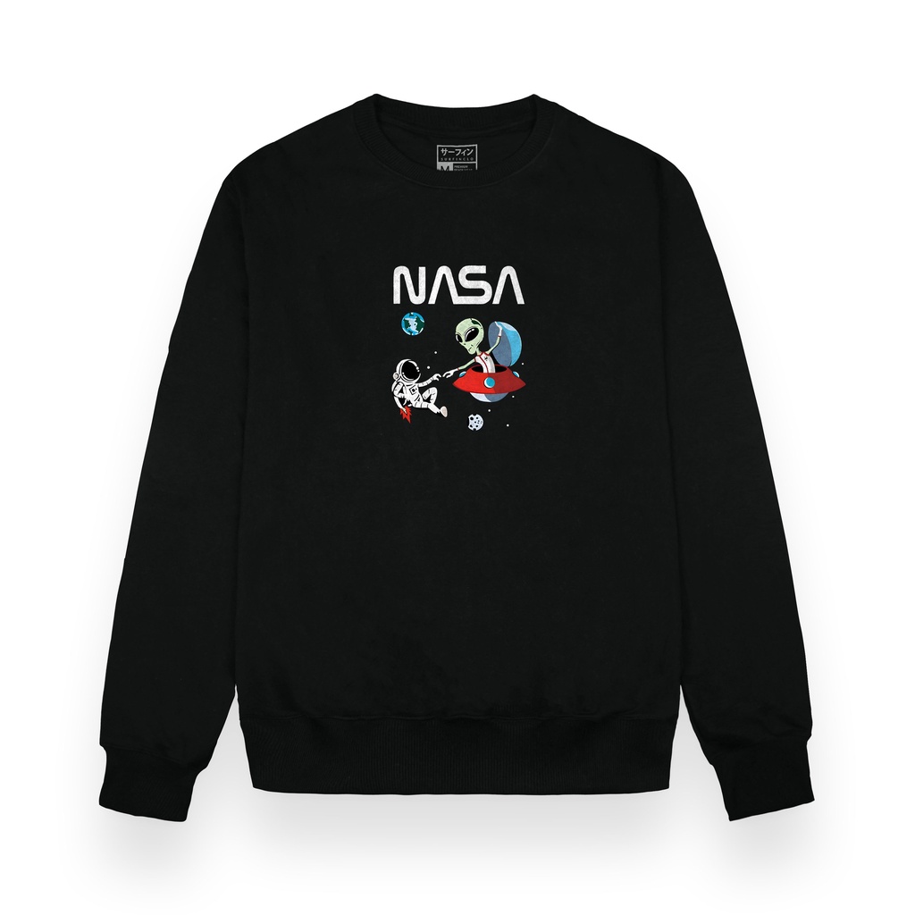 Surfinclo Sweater Nasa Sweatshirt Crewneck Jumper Unisex Soft Fleece Size S M L XL XXL