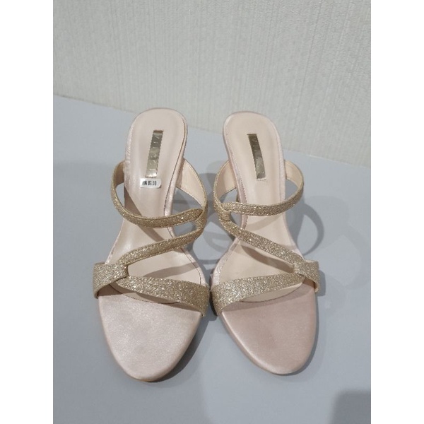 SALEHeels Vincci Gold | Sepatu Vincci |Original Vincci Malaysia