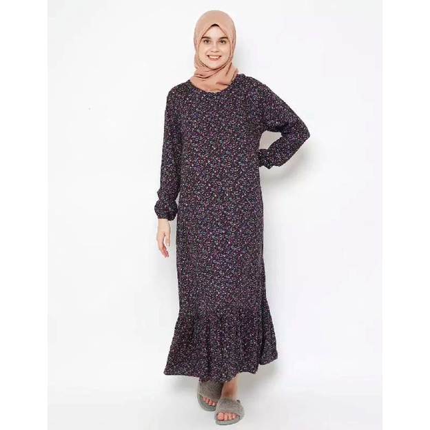 L,XL - ori full tag daster muslim st.yves baju tidur st.yves daster panjang mamaled