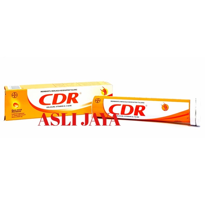 CDR CALCIUM D-REDOXON 15 TABLET MANJUR