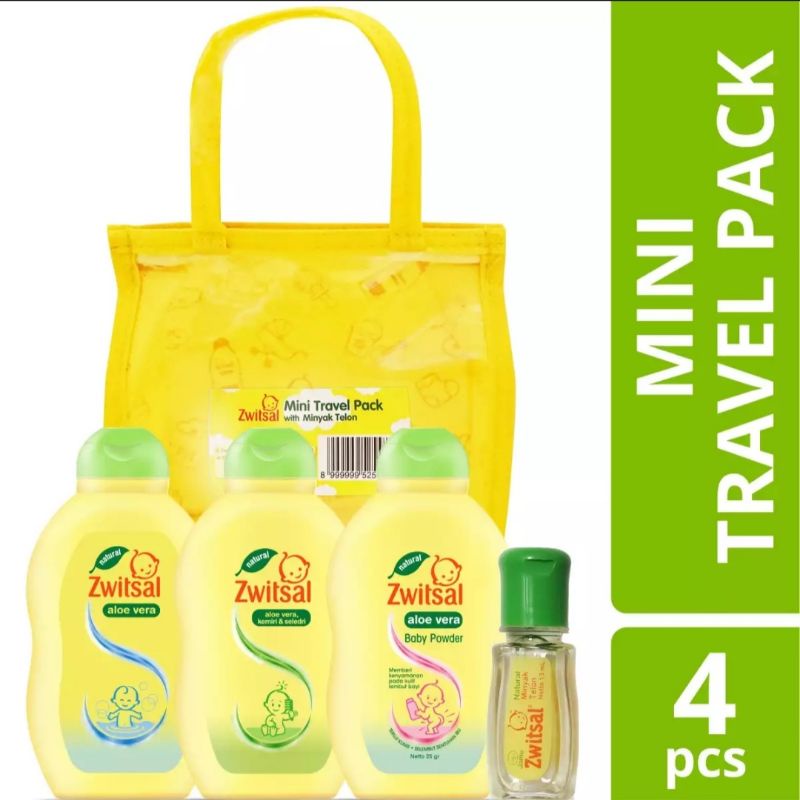 Zwitsal Baby Mini Travel Kit Pack - Sabun Bayi