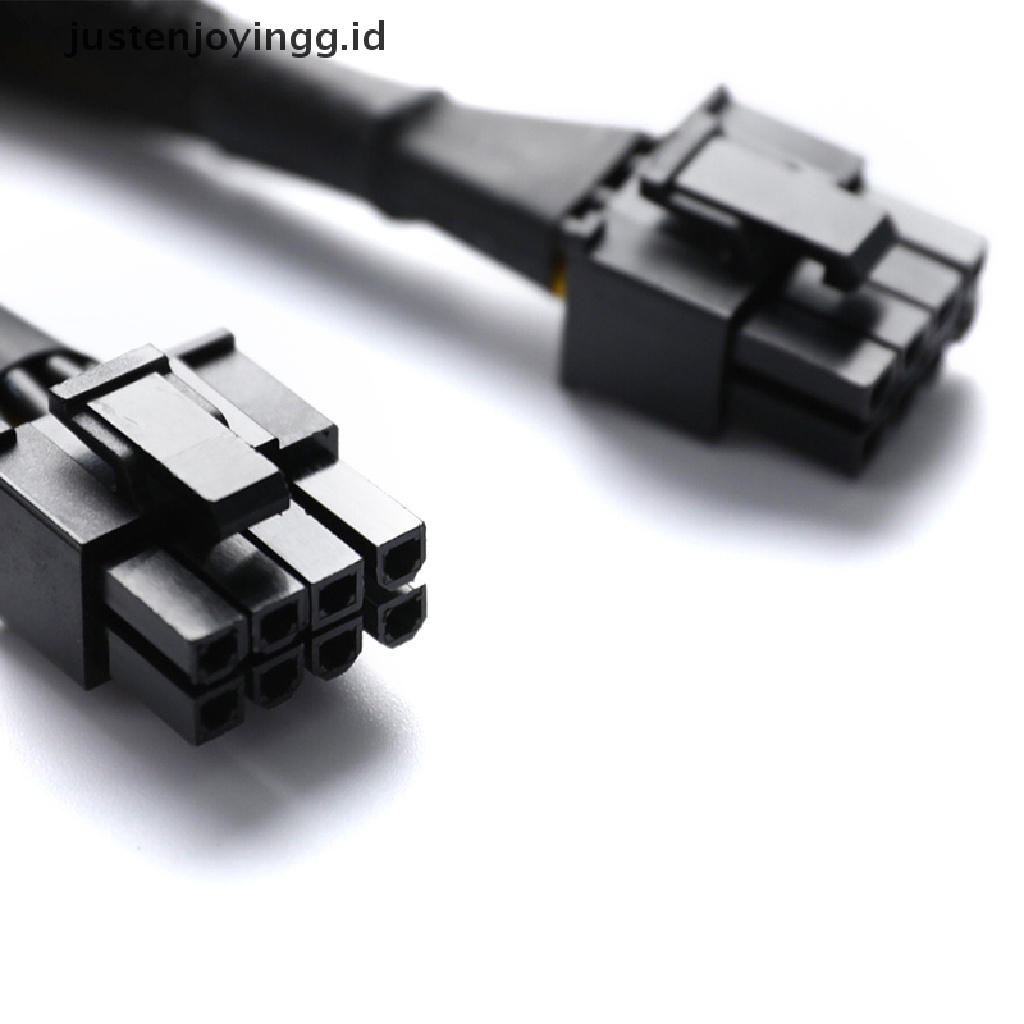 Power Adapter PCIe 8 Pin Female Ke Dual 2X 8 Pin (6 + 2) Male