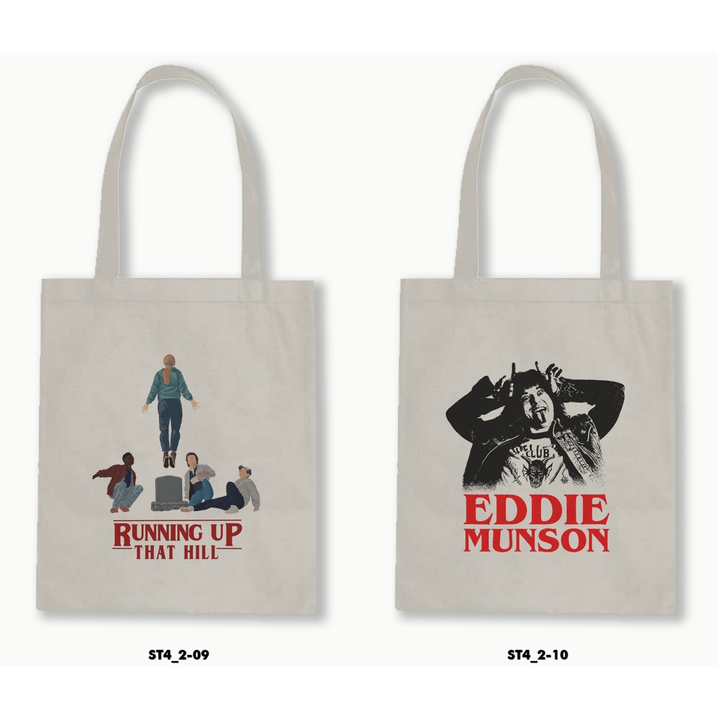 TOTE BAG BLACU - STRANGER THINGS 4.2-01