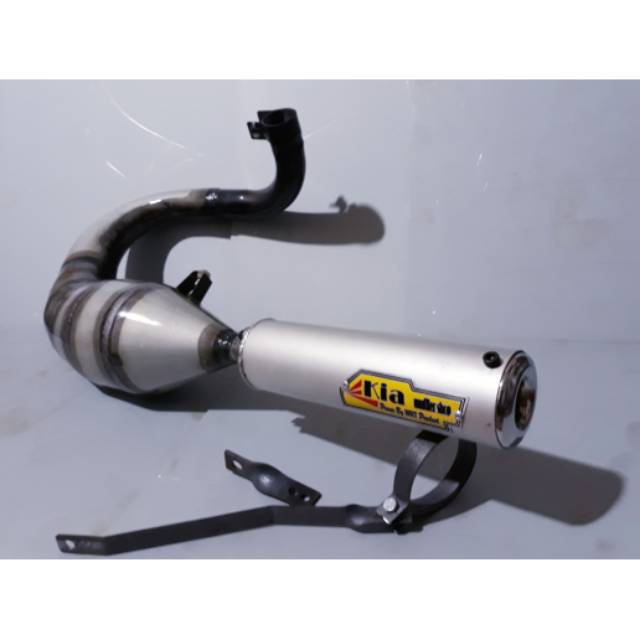 knalpot vespa racing  kiri type gianelli  kia muffler