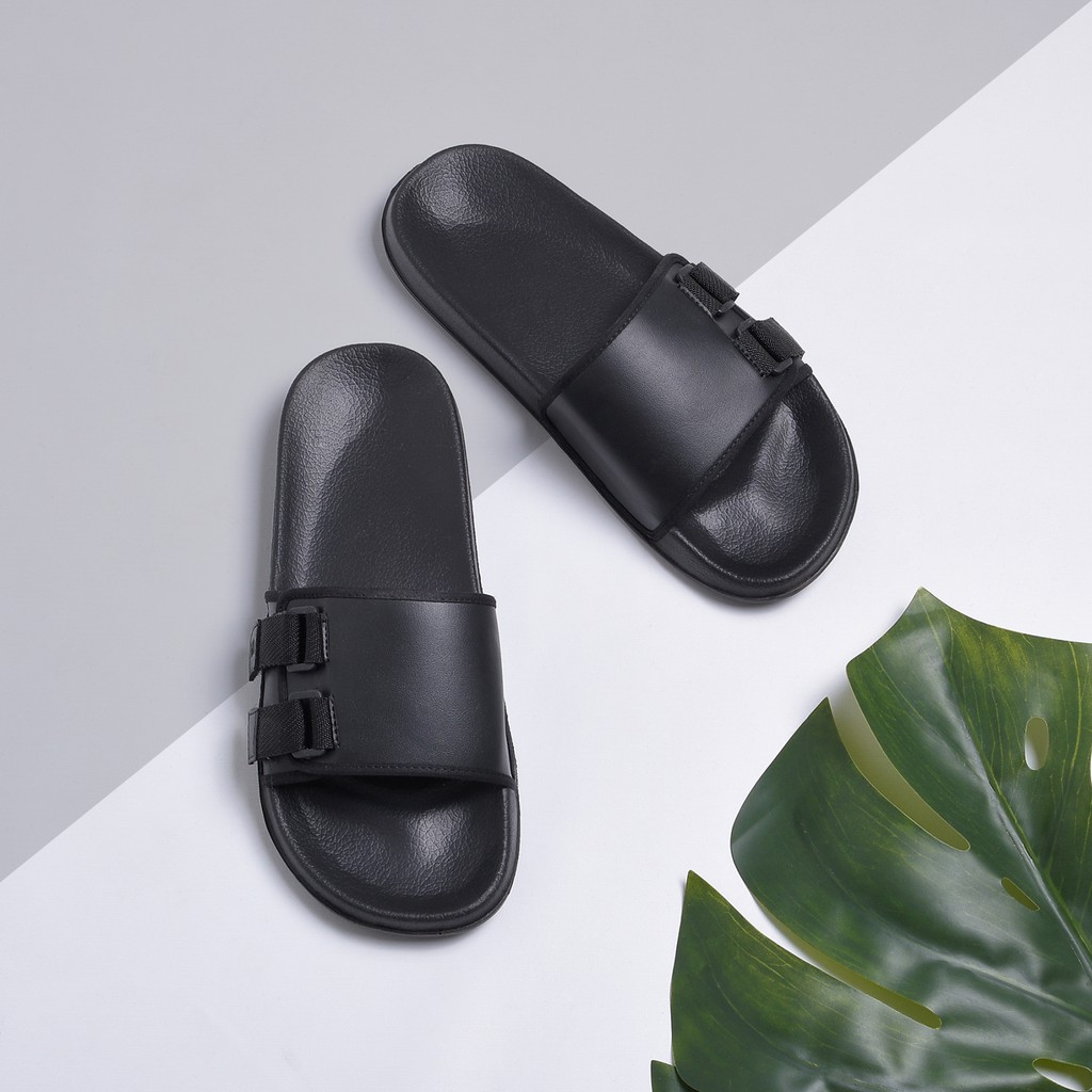 ENDRIC BLACK |FORIND x Jack| Sandal EVA Ringan Slop Santai Simple Pria/Men Sendal Footwear